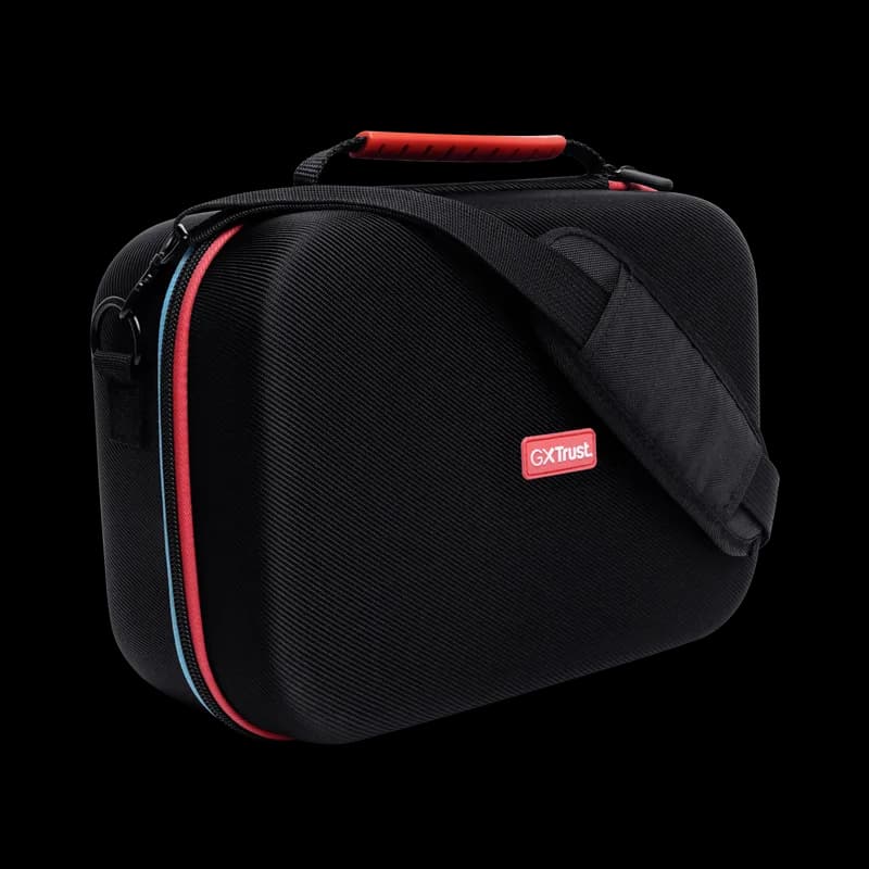 Husa de transport XXL Trust pentru consola Nintendo Switch, negru — miniatură