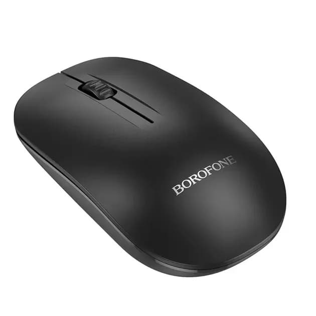 MOUSE Borofone "BG14", PC sau NB wireless 2.4GHz, 1000 CPI, butoane/scroll 3/1, negru,"6941991113376"