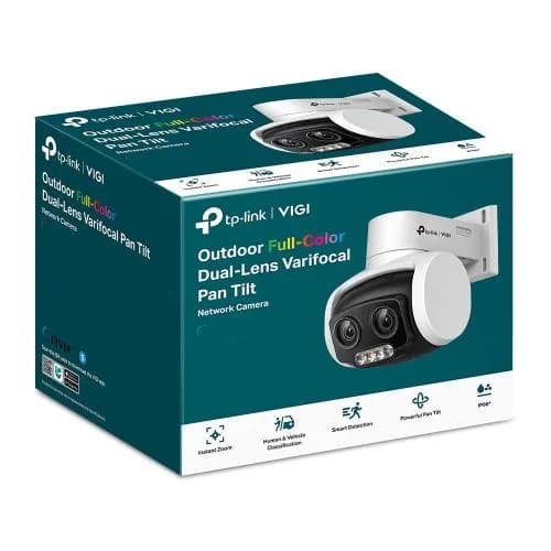 Camera IP Mni Pan/Tilt TP-Link VIGI C540V(4MM), 4MP,lentila duala 4mm,IR+WL 30ml, +/H.265/H.264+/H.264 — miniatură
