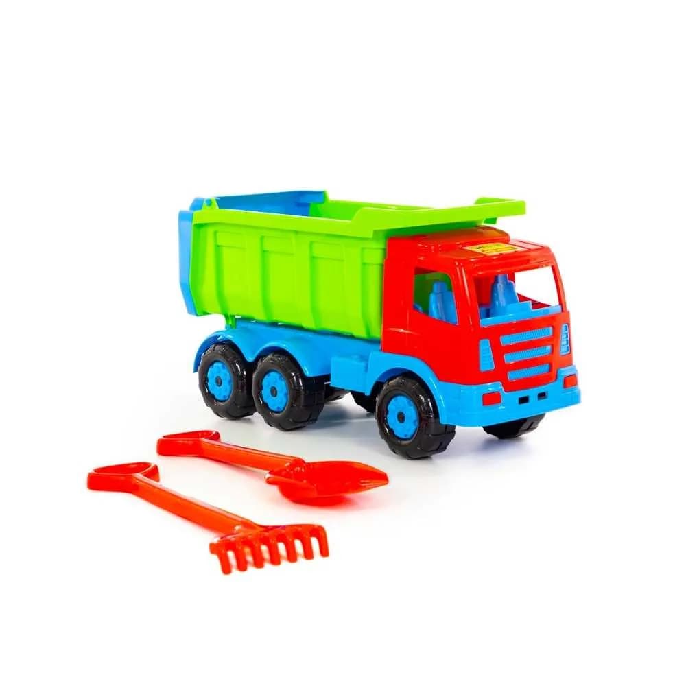 Camion+lopata si grebla - Premium, 67x26x36 cm, Wader — miniatură
