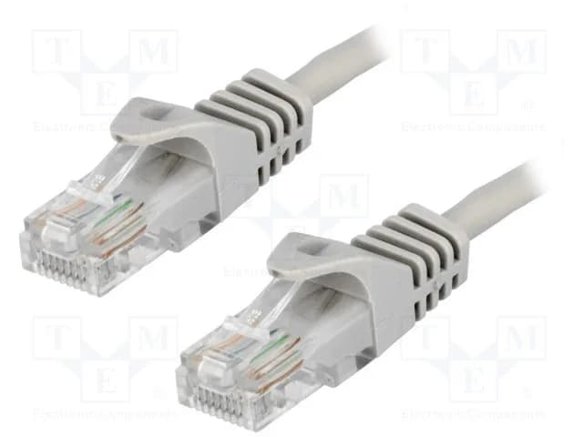 PATCH CORD UTP LOGILINK Cat5e, cupru-aluminiu, 2 m, gri, AWG26, "CP1052U"