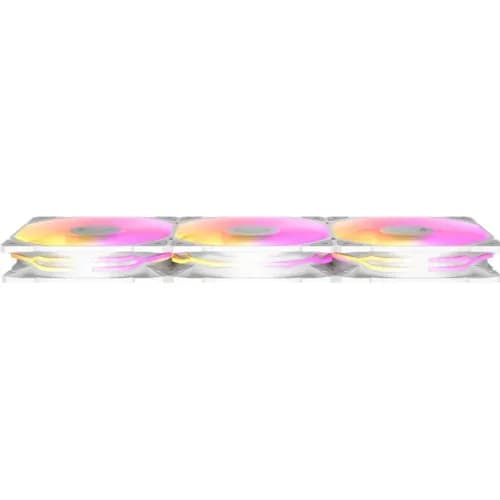 Ventilator Carcasa ASUS TUF GAMING TR120 ARGB REVERSE 3IN1 White, 12 cm, 2000 RPM, 3 ventilatoare, RGB — miniatură