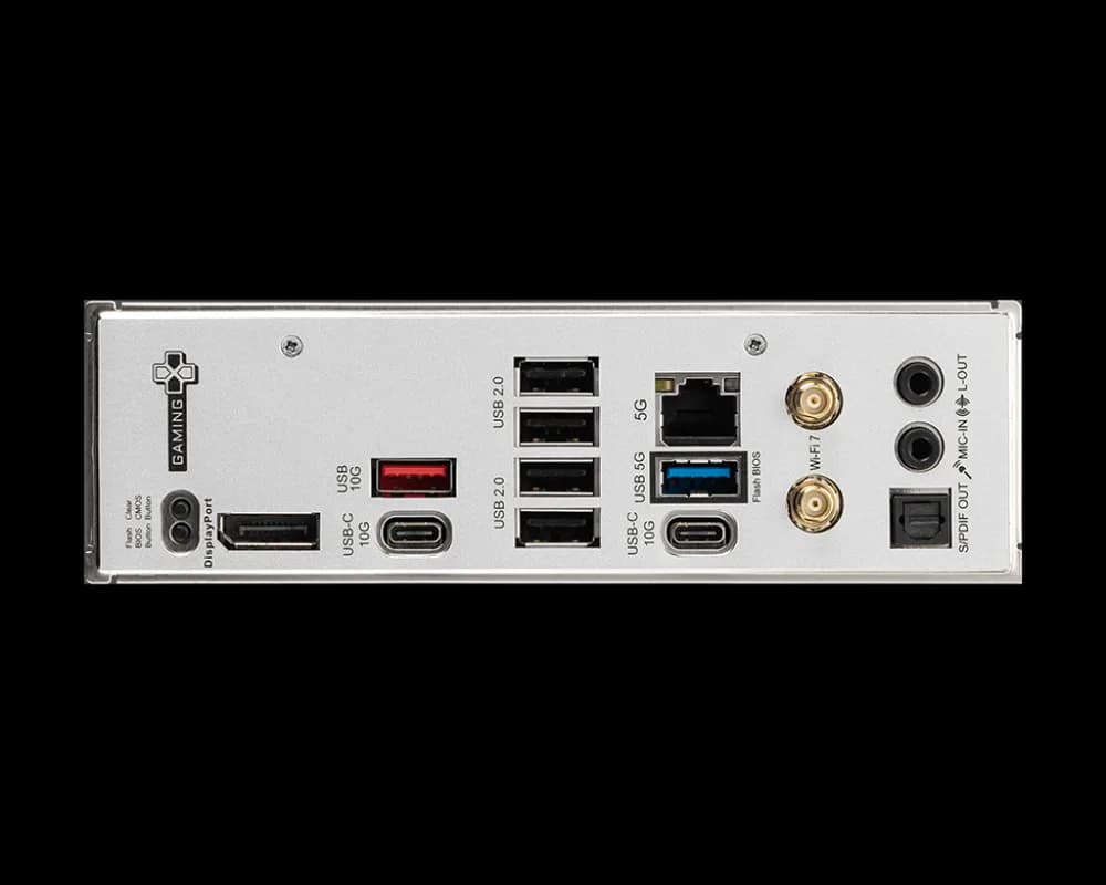 MSI B850 GAMING PLUS WIFI, ATX, Socket AM5, 4x DDR5, 4x PCIe 3.0 x16 slot, 3x M.2 slot, 4x USB 2.0, 1x USB 5Gbps, 1x USB 10Gbps, 2x USB 10Gbps Type-C, DP, 7.1 HD Audio, "B850_GAMING_PLUS_WIFI" — miniatură