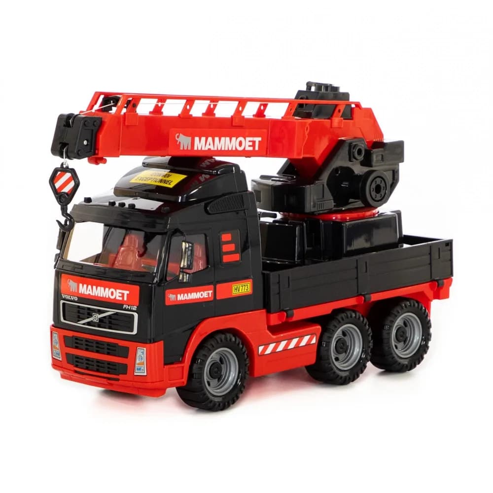 Camion cu macara - Mammoet, 49x19x31 cm, Polesie — miniatură