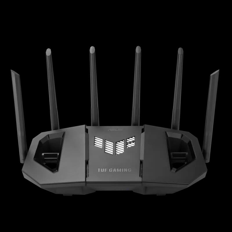 Router Gaming Wireless ASUS TUF Gaming BE9400, BE9400, Tri-Band, Quad-Core 1.5GHz CPU, 256MB/1GB Flash/RAM, 4K-QAM, MLO, 2.5G quad-port "90IG0A30-MO9C00"