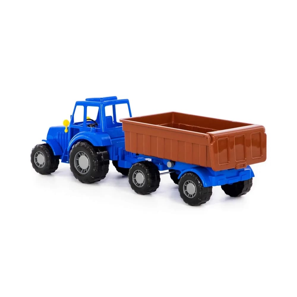 Tractor cu remorca, Altay, 58x17x18 cm, Polesie — miniatură