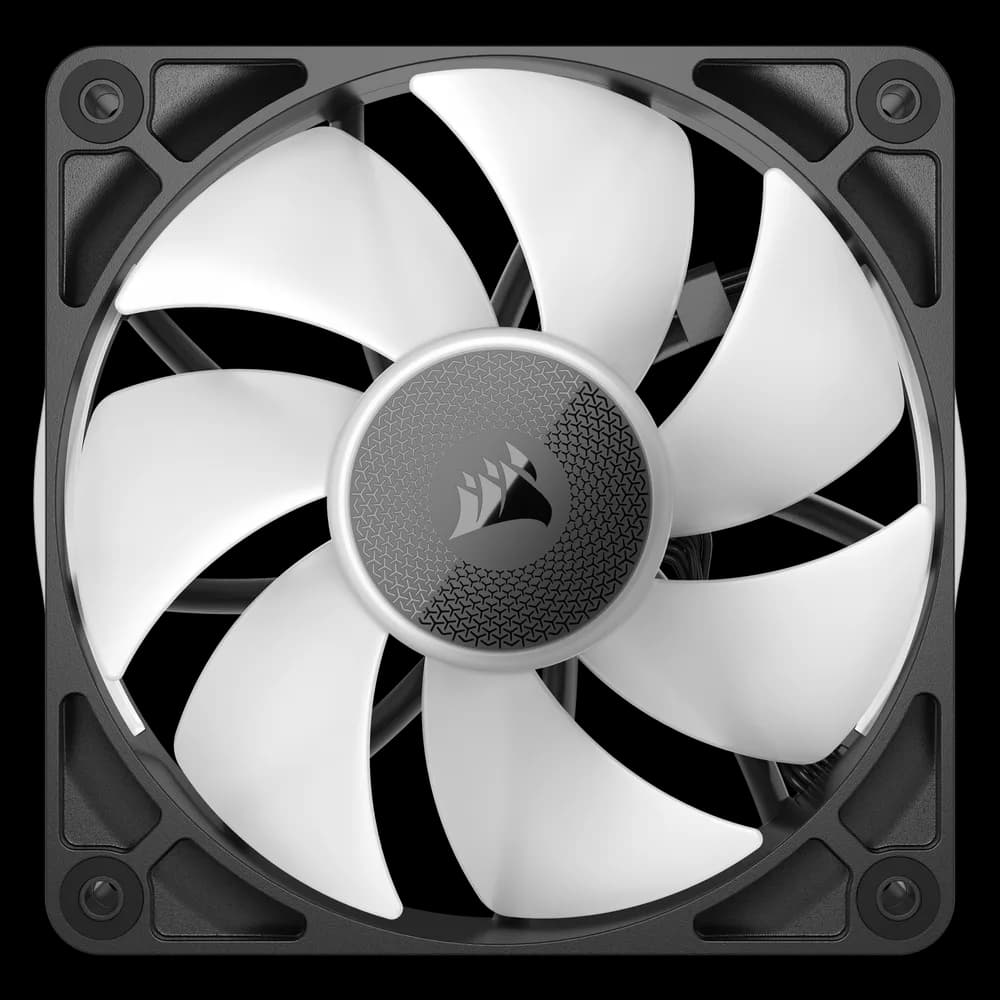 VENTILATOR Corsair iCUE LINK RX120 1x120mm RGB NEGRU, 0.400-2100 RPM +/- 10%, 10.5-74.2 CFM, Presiune Statica: 0.12-4.38 mm-H2O, 10-36dBA, Prindere magnetica, Lungime cablu 135mm "CO-9051017-WW" — miniatură