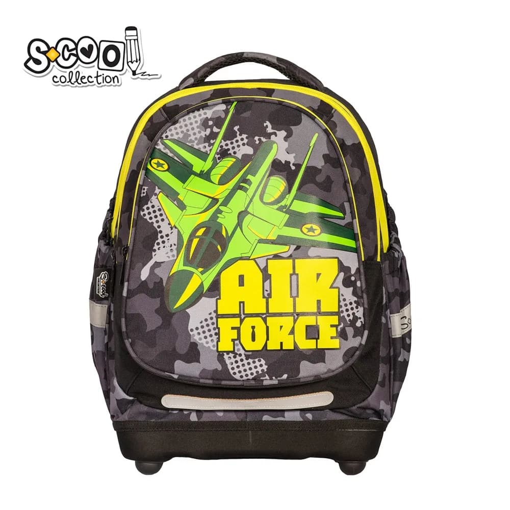 Ghiozdan anatomic, 38x39x19.5 cm, AIR FORCE - S-COOL