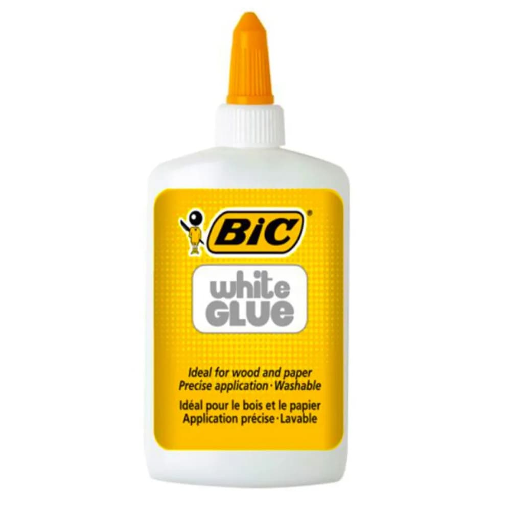 Lipici alb 118 ml 8/cutie - BIC — miniatură