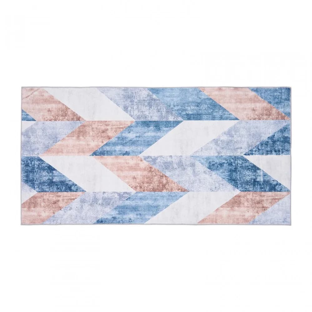 Covor printat, DEVON 70x140 cm, lavabil cu spate antialunecare, inaltime fir 3mm