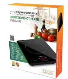 Plita cu inductie Esperanza Vesuvius EKH009 2000 W Negru "EKH009" — miniatură
