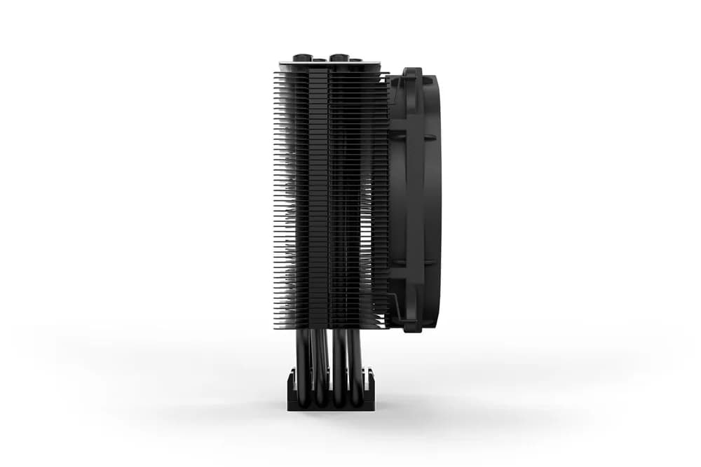 COOLER be quiet "Dark Rock Slim",racire aer, Ø6 mm×4 pcs heatpipe, skt. Intel LGA 1700/1200/115x/2066/2011-v3 AMD AM5/AM4, fan 120mm, 1500 rpm, conectare 4-pin PWM, LED, "BK024" — miniatură