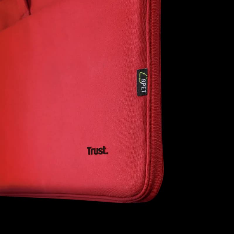 Geanta laptop Trust Bologna Eco 16", rosu — miniatură