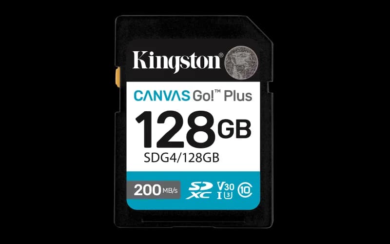 Card de Memorie SD Kingston 128GB Canvas GO Plus CL 10