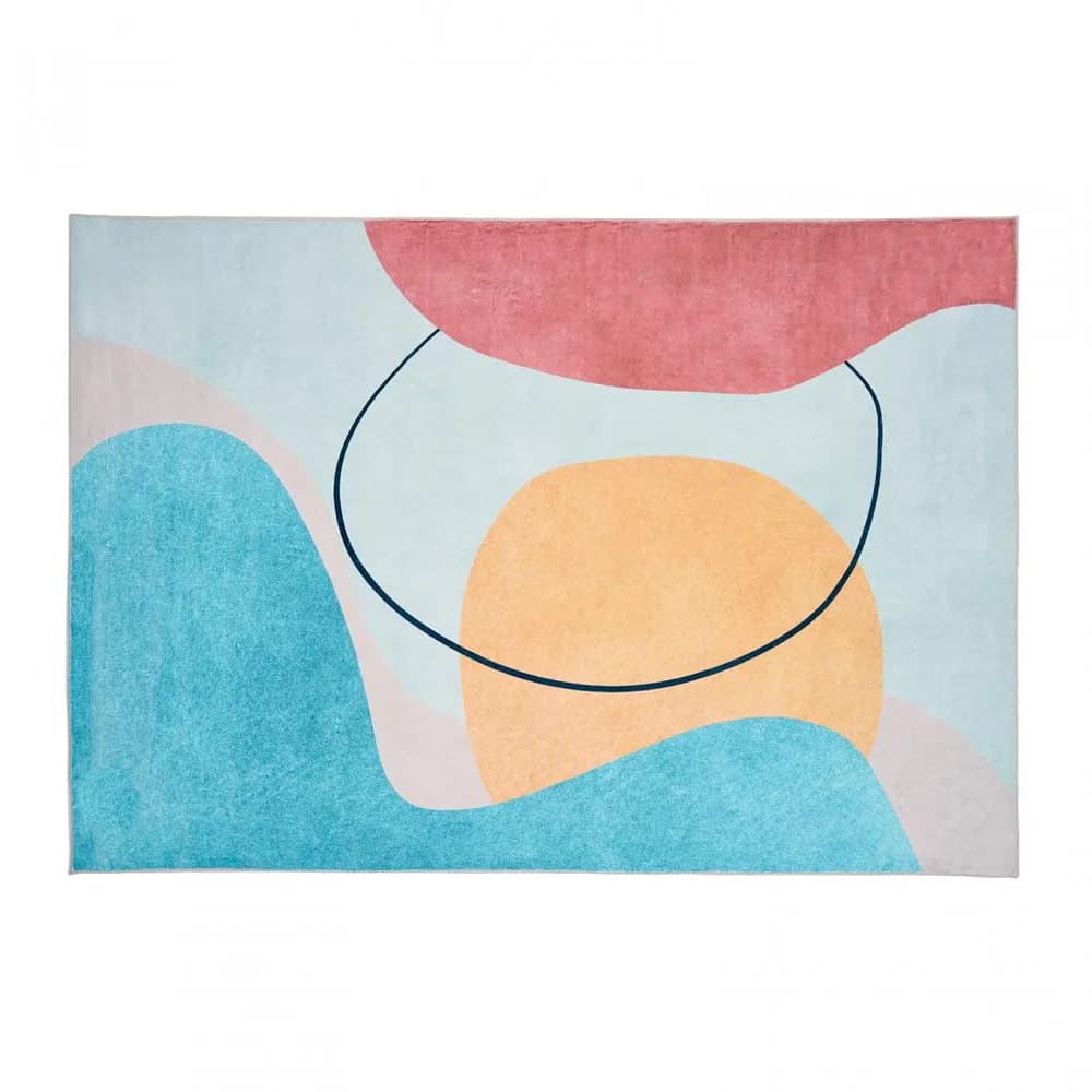 Covor printat, ERIN 200x300 cm, lavabil cu spate antialunecare, inaltime fir 3mm