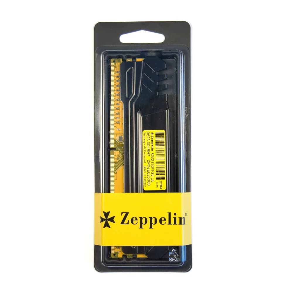 MEMORIE DDR Zeppelin DDR4 8GB frecventa 2133 MHz, 1 modul, radiator, retail "ZE-DDR4-8G2133-RD"