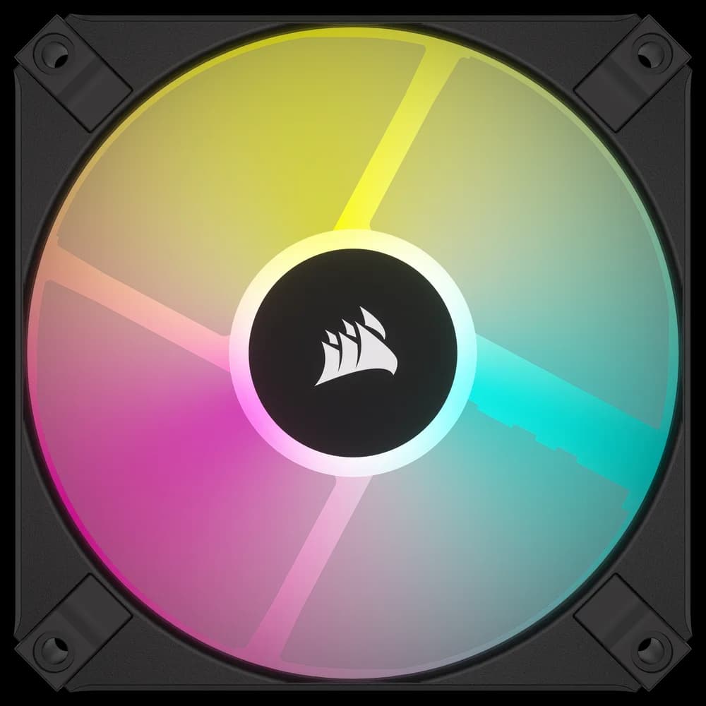 VENTILATOR Corsair, 120 mm 2000 rpm, LED RGB, "CO-9050163-WW" — miniatură