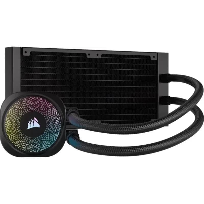 Cooler Procesor CORSAIR iCUE LINK TITAN RX RGB, Lichid, 12 cm, 2 ventilatoare, aRGB — miniatură
