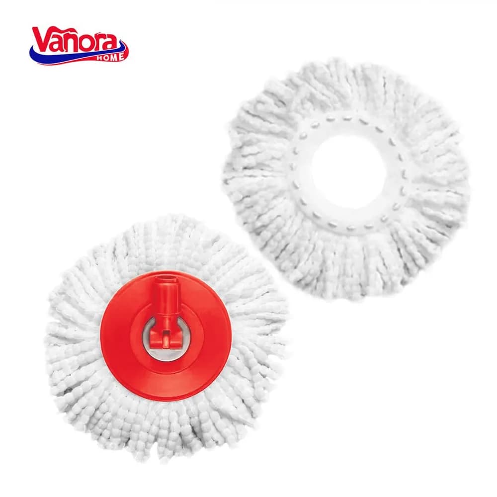 SET CURATENIE CU MOP ROTATIV, CLEAN360, ROSU — miniatură