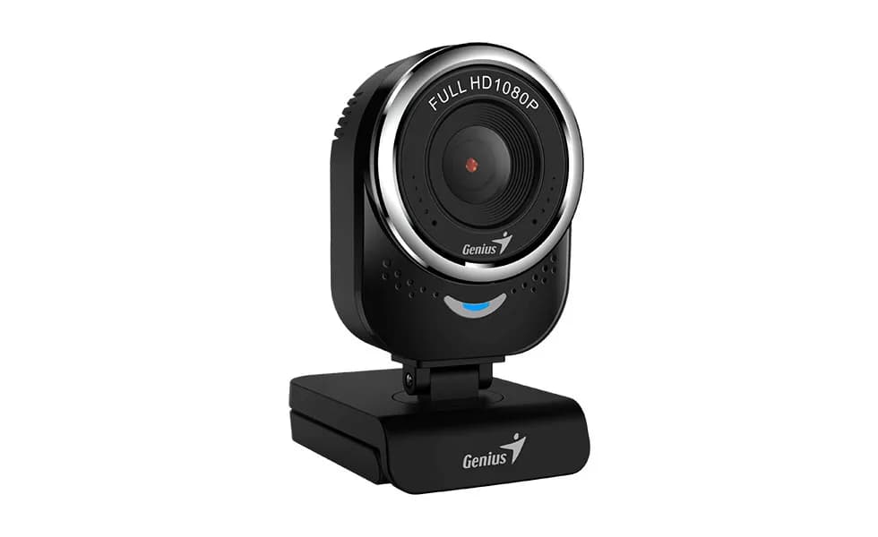 CAMERA WEB GENIUS senzor 1080p Full-HD cu rezolutie video 1920x1080, QCam 6000, microfon, black "32200002407" — miniatură