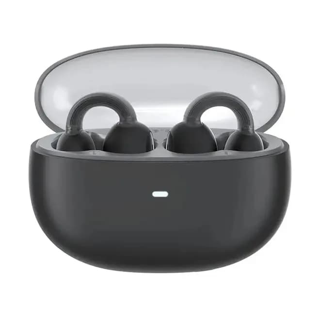 CASTI Baseus AirGo 1 Ring Open-Ear, pt smartphone, wireless, bluetooth 5.3, microfon pe casca, 25 ore durata baterie, cablu inclus USB la Type-C 0.3m, negru "A00069201113-00" - 6932172655334 — miniatură
