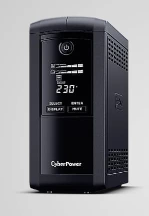 UPS CYBER POWER Line Int. cu manag,LCD,tower,700VA/390W,AVR,6xIEC C13,LCD,1x12V/7Ah,Backup 1- 8 min,incarcare 8h,USB,port RS232,combo RJ45,GreenP "VP700EILCD"