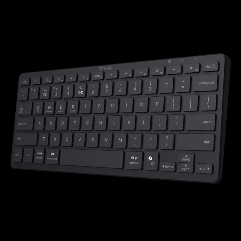 Tastatura Trust Nado II, Wireless, Negru