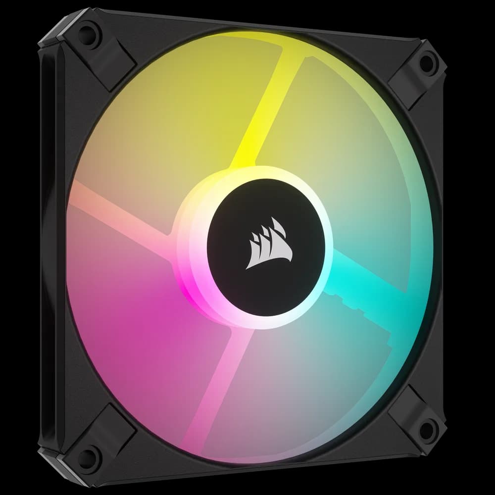 VENTILATOR Corsair, 120 mm 2000 rpm, LED RGB, "CO-9050163-WW" — miniatură