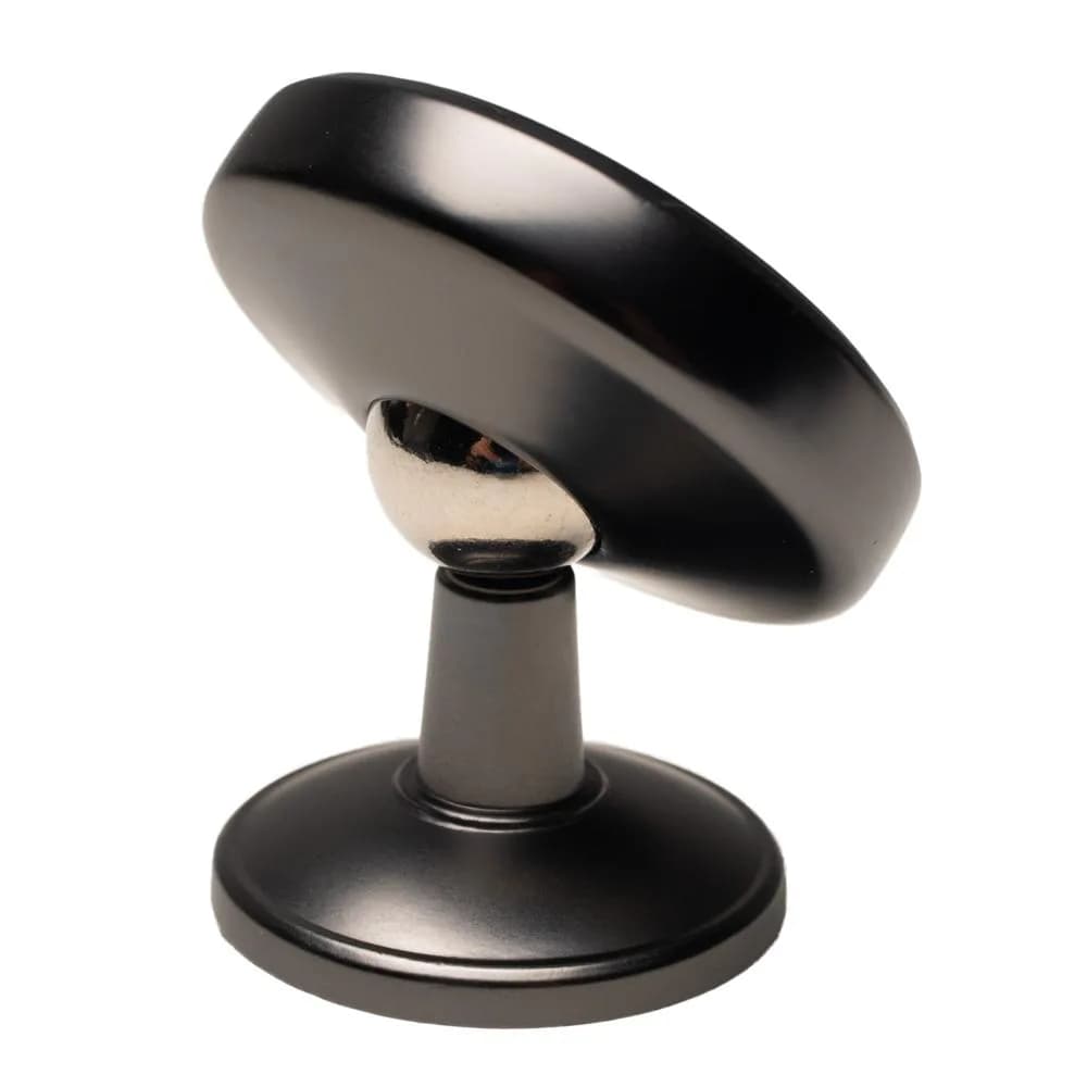 Suport auto magnetic Spacer pentru smartPhone, Metalic,fixare prin adeziv, Magnetic, 4 SuperMagneti N50, rotire 360 grade, negru — miniatură