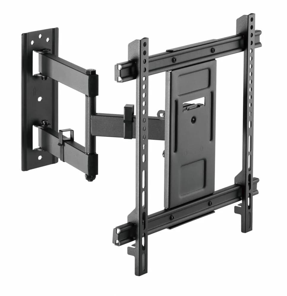 Suport TV de perete Serioux TV61-443, compatibilitate dimensiune ecran: 32"-70", compatibilitate VESA: 200x100, 200x200, 300x200, 400x200, 300x300, 400x300, 400x400, greutate maximă suportata: 50kg, distanta fata de perete: 78~442mm, inclinare: +3°~-15°, pivotare: +90°~-90°, nivel ecran: +3°~-3° — miniatură