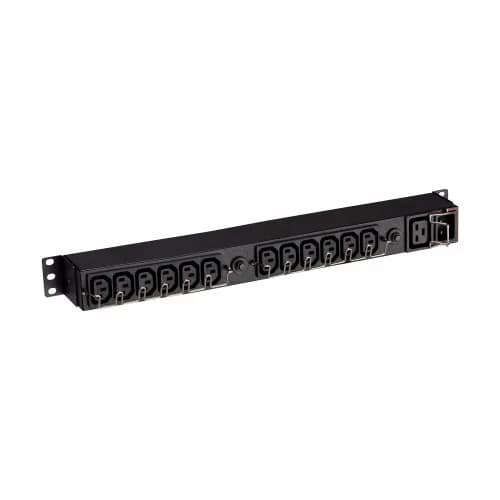 Eaton FlexPDU 12 IEC, 1U, Input C20/C14, Output 12x C13 + 1x C19, Maximum power 3000VA,"EFLX12I"