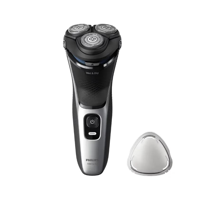 Aparat de ras electric, PHILIPS, seria 3000 S3143/00, Argintiu/Negru — miniatură