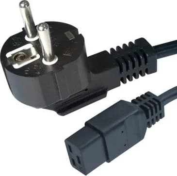 CABLU alimentare GEMBIRD 1.8m, intrare Shucko, iesire C19, 16A, bulk, black, "PC-186-C19"