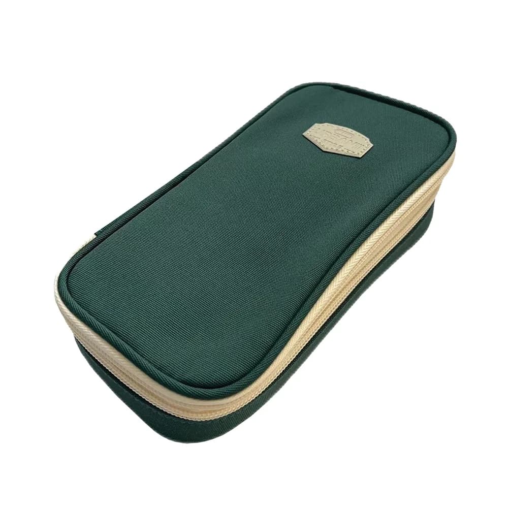 Penar borseta Urban, 2 fermoare, DARK GREEN, 21X6.5X11CM - S-COOL