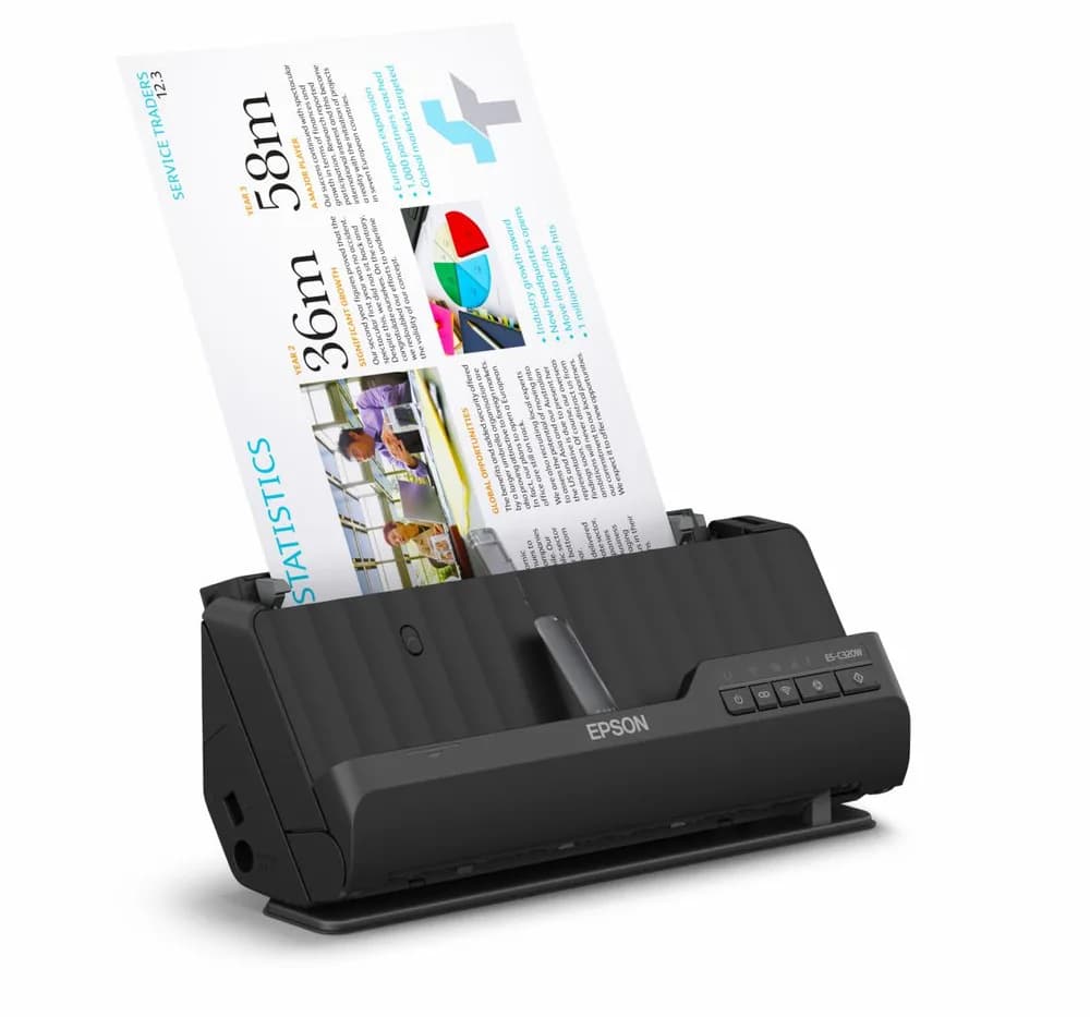 Scanner Epson ES-C320W, A4, Automat, Sheetfed, USB + WLAN — miniatură