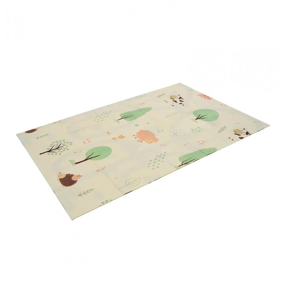Covor de joaca pentru copii U-Grow, din spuma, pliabil, 2 fete, impermeabil, izolant, 120 x 180 x 1 cm, circuit — miniatură