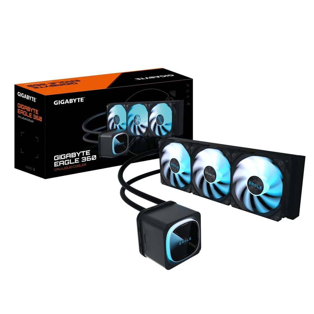 Cooler Lichid GIGABYTE EAGLE 360, Racire cu lichid, AIO 360mm, RGB, Intel/ AMD, Negru "GP-GIGABYTE EAGLE 360"