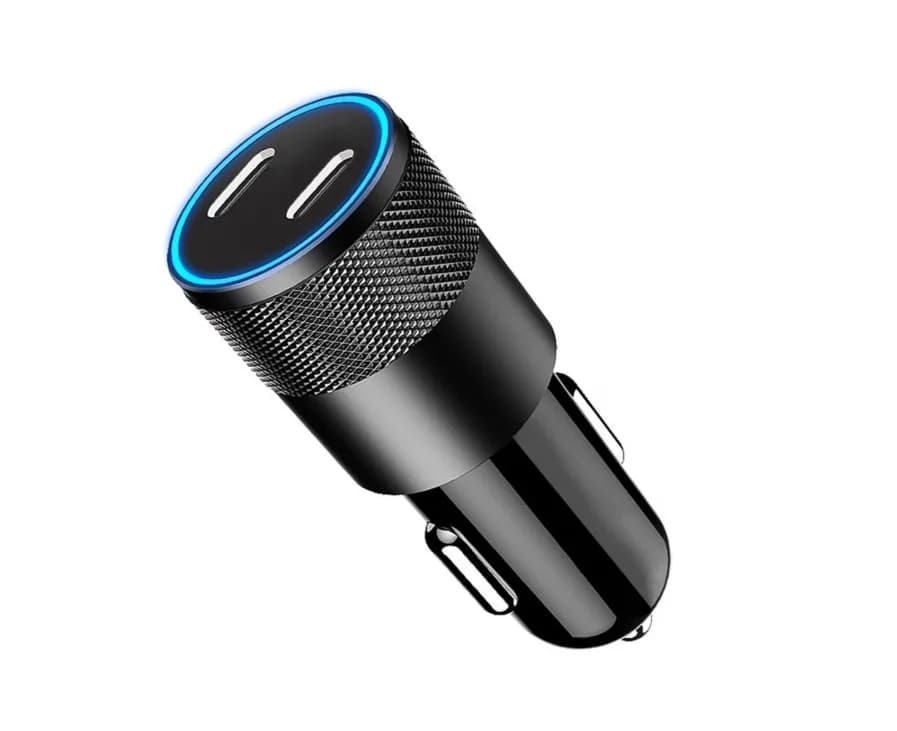 Incarcator Auto Lemontti LEMIAFCPDN, 60W, 2 porturi, Negru