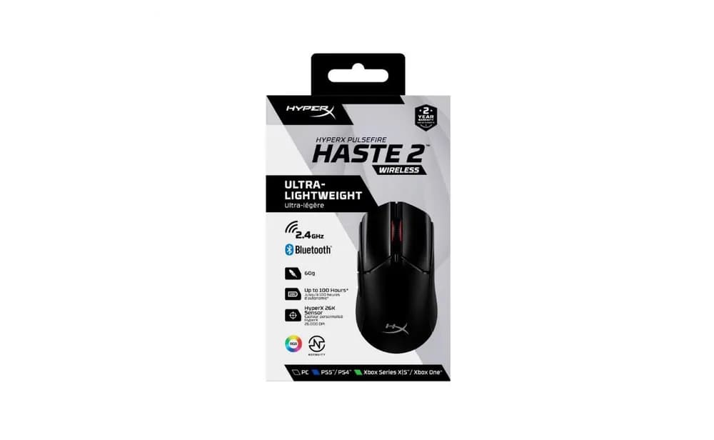 HP MOUSE HYPERX PULSEFIRE HASTE 2 WR "6N0B0AA" — miniatură