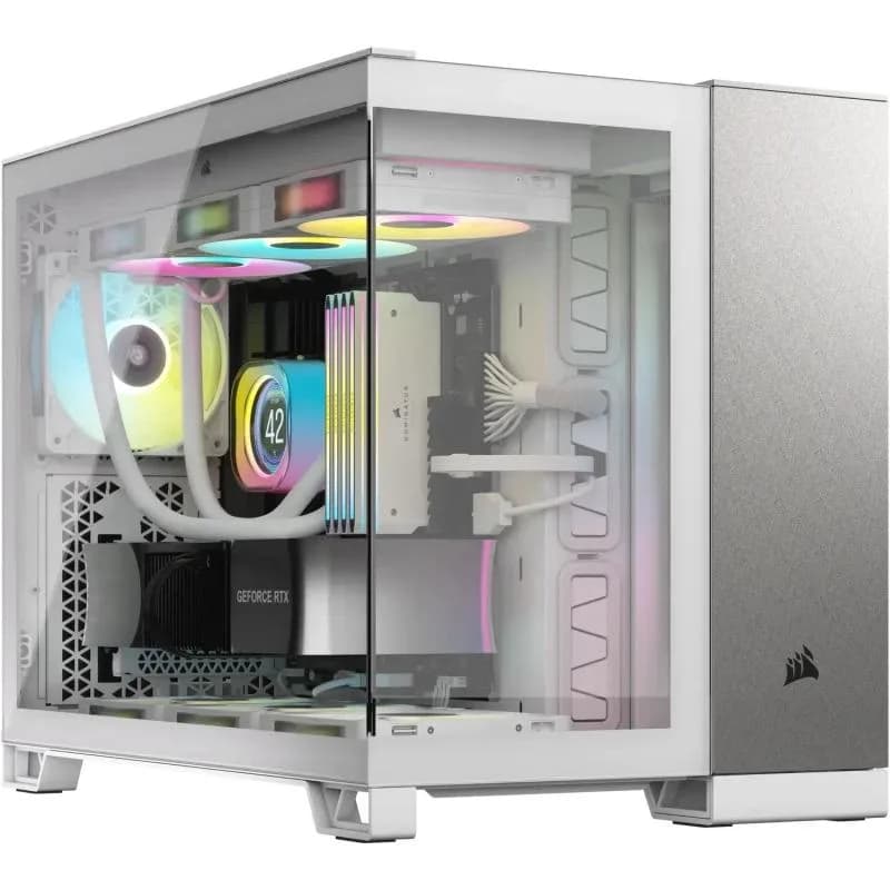 Carcasa CORSAIR 2500X, RGB, Mid Tower, Grey