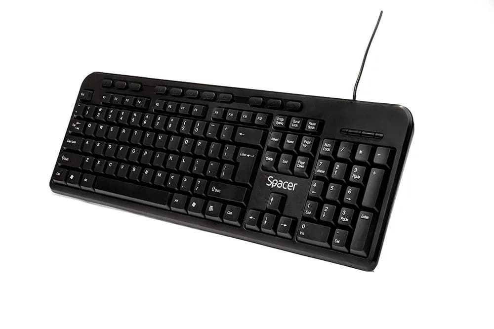 Tastatura SPACER SPKB-169, RGB, USB, Negru — miniatură
