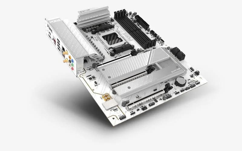 Placa de baza Sapphire PURE B850M WIFI7, Socket AM5, DDR5, ATX — miniatură