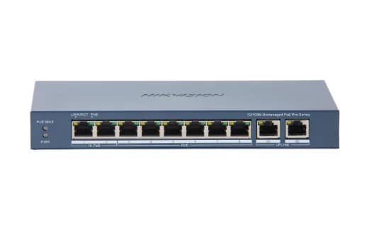 HK SWITCH POE 8 PORTURI FARA MANAGEMENT "DS-3E0310HP-E(C)"