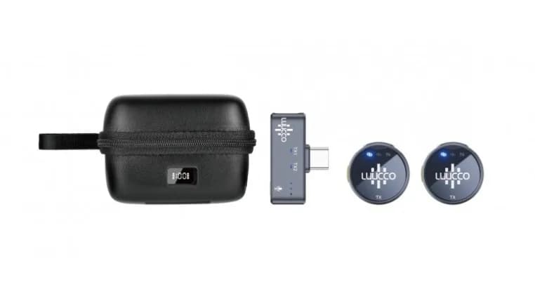 Microfon Lavaliera Wireless Luucco AirWave-K2, USB C
