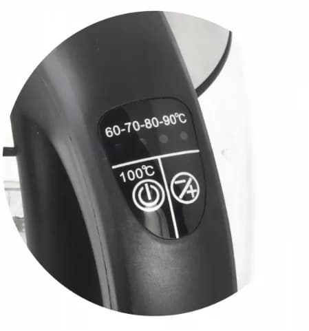 Fierbator electric Esperanza Seine EKK026 2200W 1.7 litri LED Negru "EKK026" — miniatură