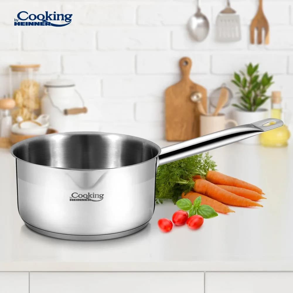 CASEROLA INOX 20X10 CM, 3 L, MAESTRO, COOKING BY HEINNER — miniatură