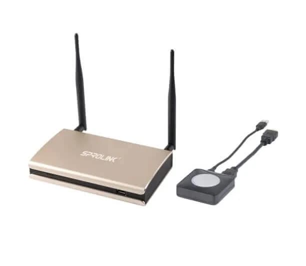 T2-Sis. de prezentare wireless, max.16 utilizatori, 2 imagini afisate simultan, 2 butoane USB-A incl., Airplay, Miracast