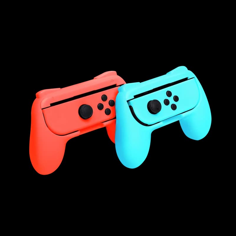 Pachet accesorii Trust pentru conosola Nintendo Switch, pachetul contine: husa de transport, 2 x prinderi Joy-Con, 2 x volan, sticla securizata pentru Switch, sticla securizata pentru Switch OLED, stand de incarcare, cablu USB-C-A, manual de utilizator — miniatură