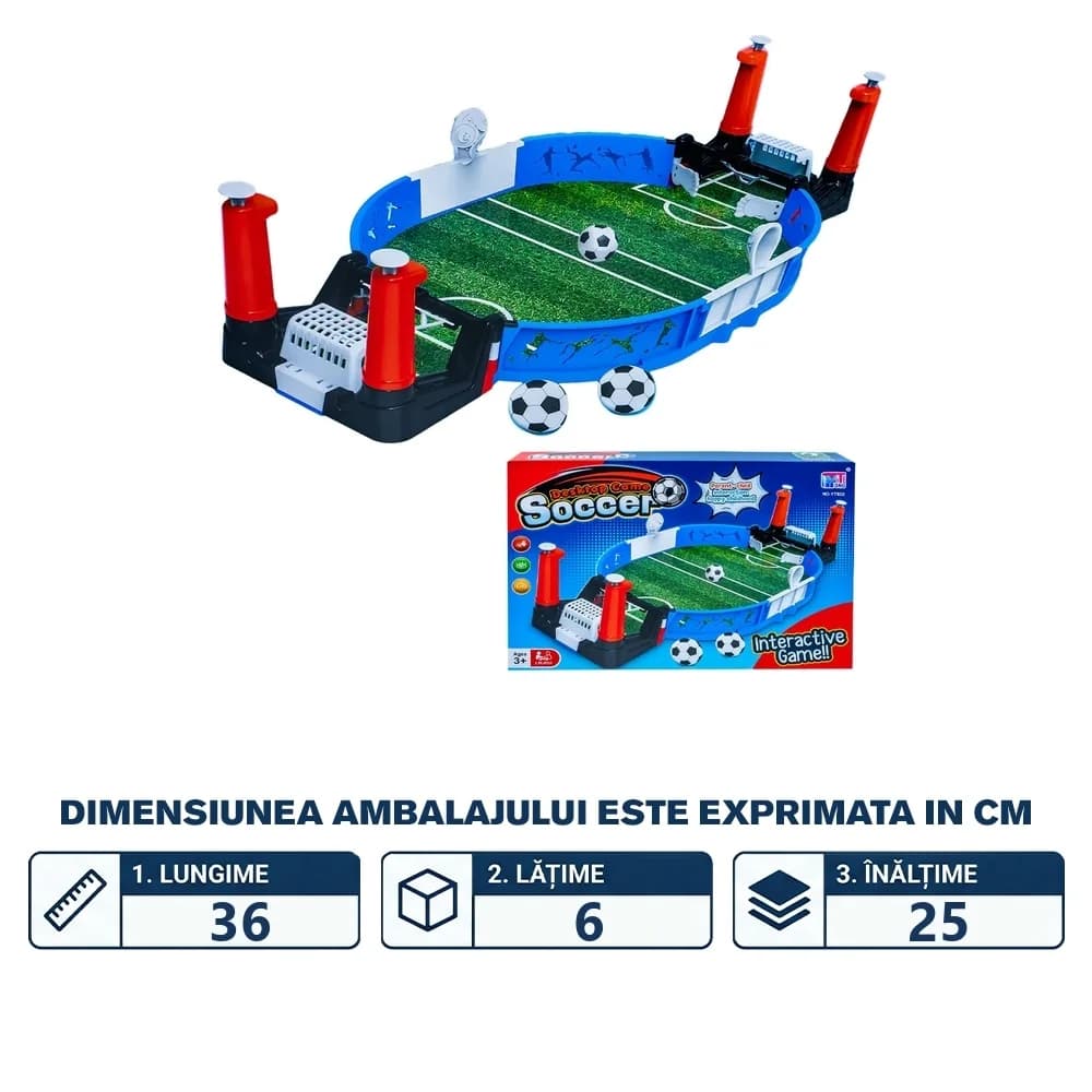 Joc Fotbal de masa, 21x45 cm — miniatură