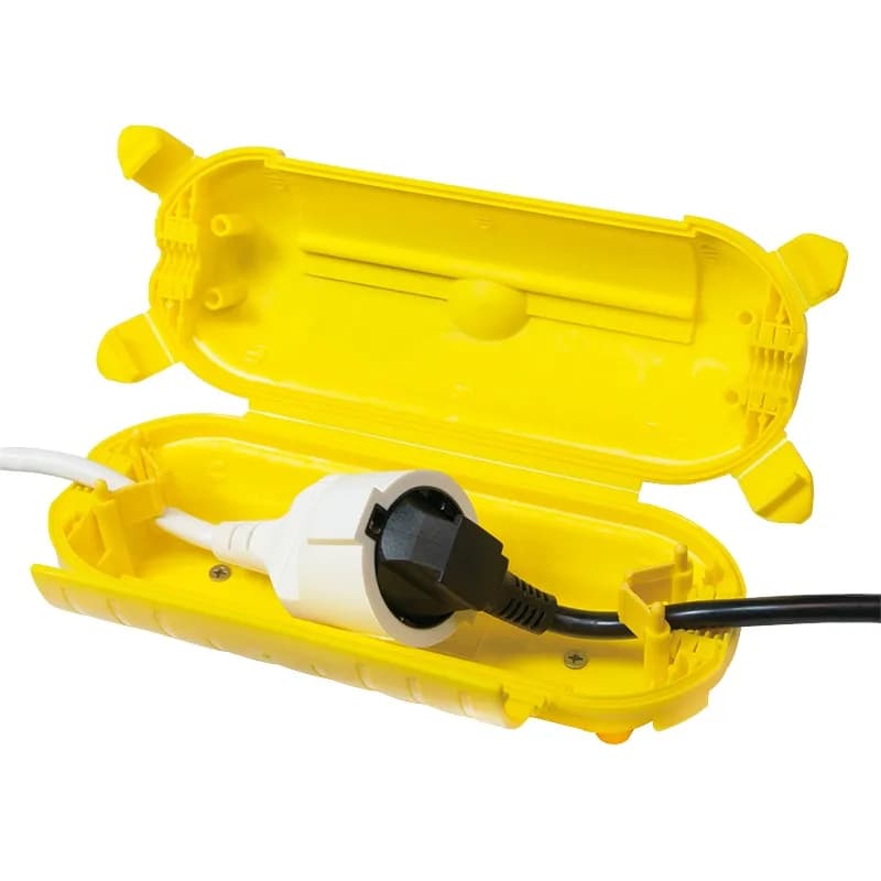 CUTIE protectie priza Logilink, pentru exterior, protectie IP44, galben, "LPS217" — miniatură